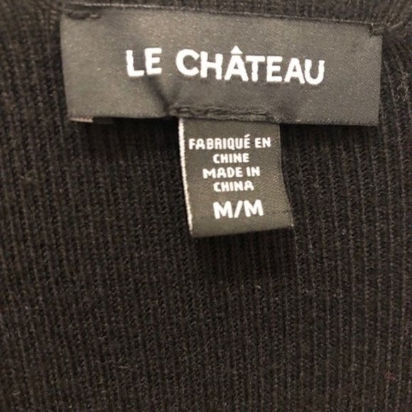 60s Look Color Block Knit Dress Size M - Picture 3 of 3